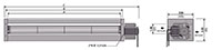 JM-060A Series Alternating Current (AC) Cross Flow Fans - 2