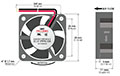3010-5 Series Brushless Direct Current (DC) Axial Fans - 3