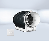PTDD SERIES - Silent Mixed-Flow Inline Duct Fans