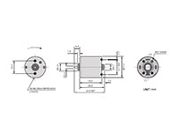 PTRF-020T Precious Metal Brushed Direct Current (DC) Micro Motors - 2
