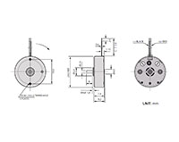 PTRF-356C Precious Metal Brushed Direct Current (DC) Micro Motors - 2