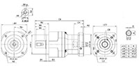 Servobox Series Model SE 2-Stage Planetary Reducer Gearbox - 2