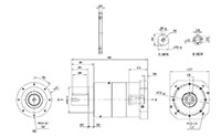 Servobox Series Model SE-A270A 2-Stage Planetary Reducer Gearbox - 2