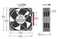 1238-5 Series Brushless Direct Current (DC) Axial Fans - 3
