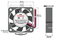 4010-7 Series Brushless Direct Current (DC) Axial Fans - 3