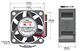 4020-7 Series Brushless Direct Current (DC) Axial Fans - 3